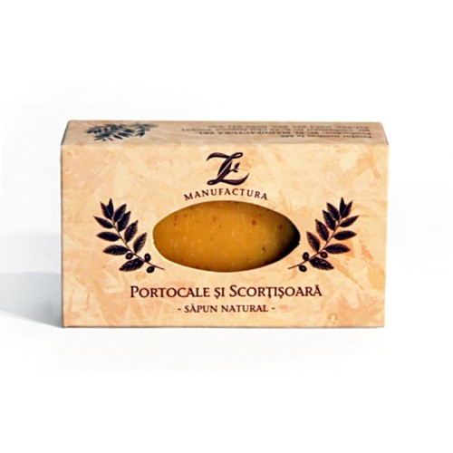 Sapun natural portocala si scortisoara - 100 g