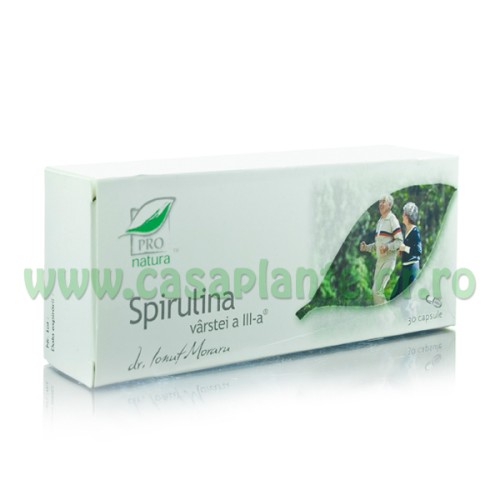 Spirulina varstei a III-a