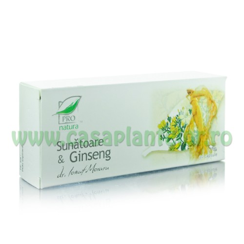 Sunatoare si Ginseng 30 de capsule