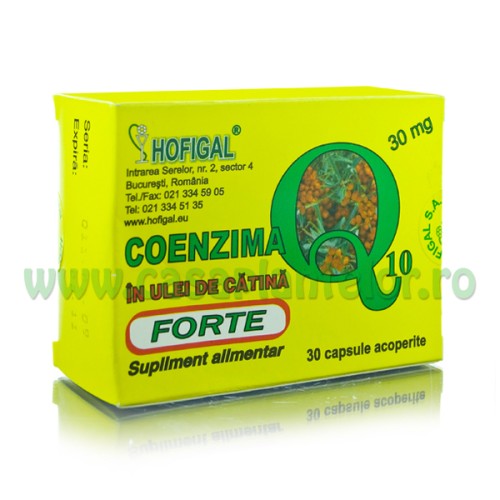 Coenzima Q10 in Ulei de Catina Forte
