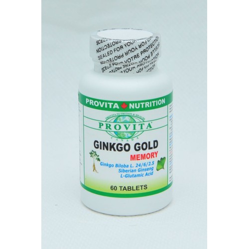 GINKGO (BILOBA) GOLD MEMORY 60 Tablete 