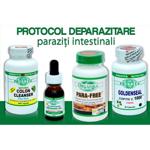 Protocol Deparazitare - Elimina parazitii intestinali 